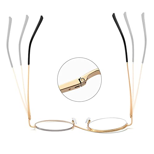 Image of willochra unique Round Blue Light Blocking Glasses for women Elphaba Glasses Metal Frame Computer Anti Eyestrain Eyeglasses