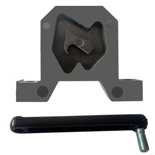Kit de seguidor deslizante de palanca de interruptor de control de válvula de pie para cambiadores de neumáticos, construcción de plástico, distancia de agujero central de 72 mm y 108 mm, color negro