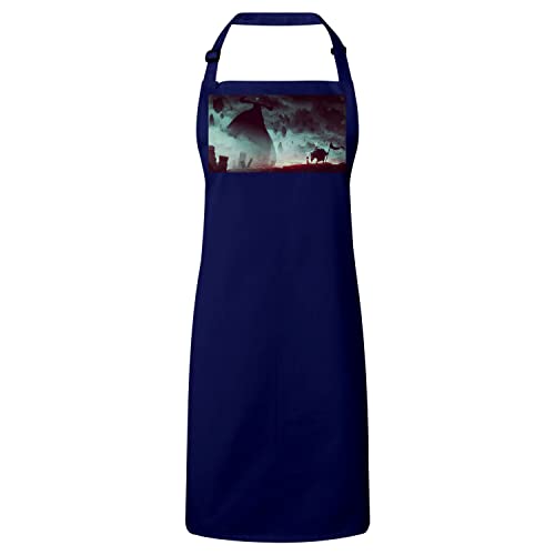 Tablier cuisine original cadeau idéal geek et nerd motif Boss Level 666