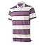 Beige & Purple Striped-short