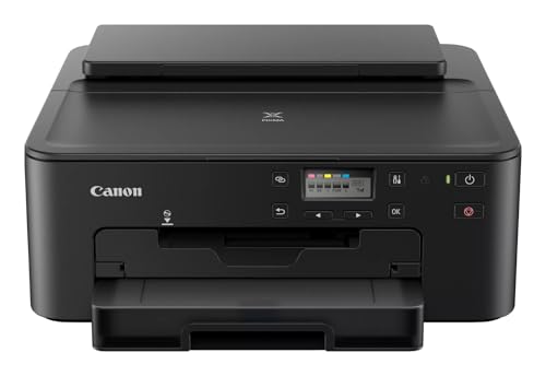 Canon Pixma TS705a Impresora Compacta,Sistema de Inyección de Tinta,Impresión,WiFi,Conectividad Inalámbrica,Cartuchos XL, Capacidad 350 Hojas,Impresión a Doble Cara Automática,Negro,Sin escaner