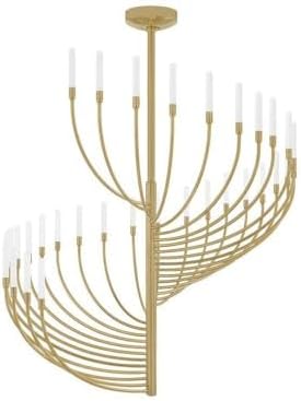 Corbett Lighting 481-42-VB Amalthea - 95W 32 LED Chandelier-45.25 Inches Tall and 42 Inches Wide