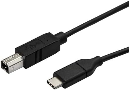 StarTech.com USB to USB C Cable – 1m / 3 ft – 5Gbps – USB A to USB C – USB Type C – USB Cable Male to Male – USB C to USB (USB315AC1M),Black 13