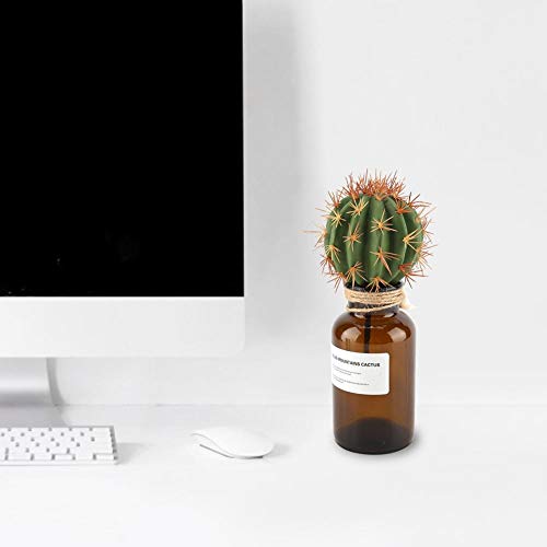 Fdit1 Artificial Flowers Cactus Ball Unpotted Simulated Cactus Succulents Plants For Home Office Decor #TOP3