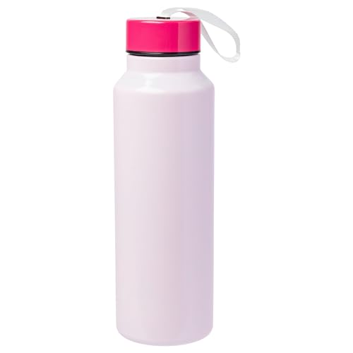 Bouteille d'eau Hello Kitty grand format en acier inoxydable avec sangle rose - 6