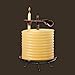 Candle by the Hour 20561B 144-Hour Candle, Eco-friendly Natural Beeswax with Cotton Wick,Yellow