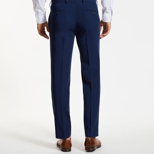 Nautica Mens Modern fit Dress Pants 38/29 Navy Blue Solid Stretch2