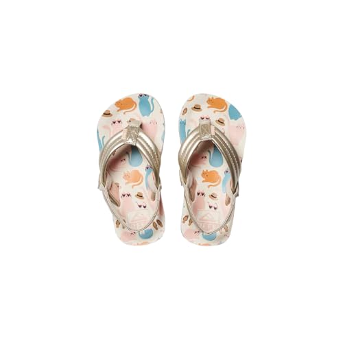 Image of REEF Girls Toddler /Little Kid Ahi Beach Flip Flop, Soft Cushion Footbed, Water Friendly