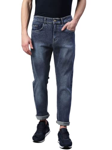 Image of Hubberholme Men's Stretchable Slim Fit Jeans - Casual Cotton Jeans for Men