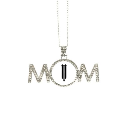 Collier chiffres romains 5 noir : élégance et finition premium pour maman