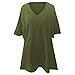 NP Mujeres Cuello Irregular Dobladillo Suelto Vestido Mujer Dulce Manga Casual Blanco, forro polar verde con licencia oficial de star wars silent one crew., X-Large