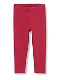 Made in Europe Sanetta Mädchen deep red Bequeme Basic-Leggings Kidswear in einen dunklen Rot-Ton, 122