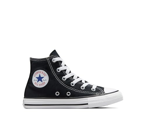 Converse All Star Hi Canvas Zapatillas Negras-UK 8