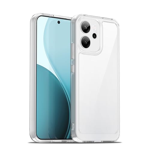 Liisooka Cover per Oppo Reno 14/14 FS/14 F 5G, Custodia in TPU Antiurto Sottile di Livello Militare, Resistente all'ingiallimento, Case per Telefono in PC Rigido, Retro Antigraffio, Trasparente