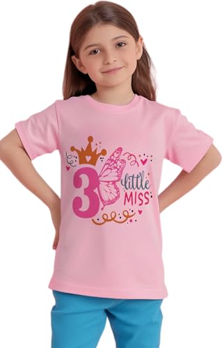 Toddler Girls 3rd Birthday Shirts for Girls 3 Years Old Outfit for Party Tshirt2