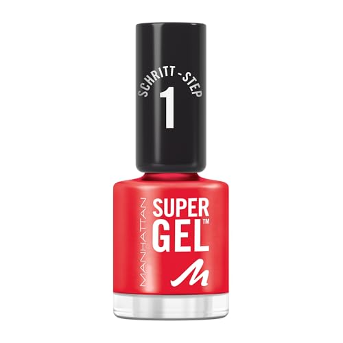 Manhattan Super-Gel-Nagellack - Farbe Devious Red 625, (12 ml)