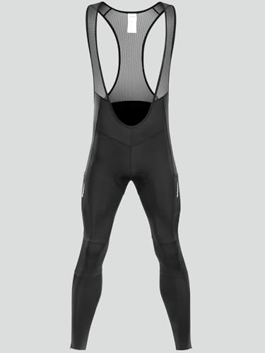 Image of qualidyne Men's Cycling Bike Bib Long Pants Cycling Tights with 3D Breathable Pad, Excellent Performance & Better Fit