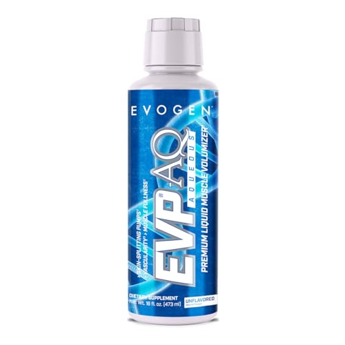 Evogen EVP AQ - Liquid Glycerol Muscle Volumizer | Pre Workout for Pumps, Vascularity, & Hydration | Premium Preworkout for Men & Women | Unflavored | 16 fl oz Evogen EVP AQ - Liquid Glycerol Muscle Volumizer | Pre Workout for Pumps, Vascularity, & Hydration | Premium Preworkout for Men & Women | Unflavored | 16 fl oz