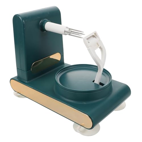 Vaguelly pelador de manzanas manual pelador de manzanas giratorio de manivela peladores para cocina decorativos peladores de mango Acero inoxidable Green