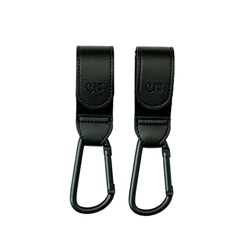 Harper & me Buggy Clips. 2pcs Black Carabiner Clips. Hook