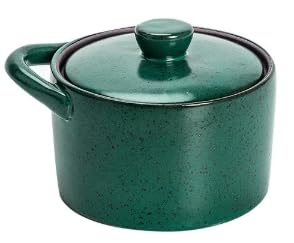 素焼き陶磁のツバメの巣煮込み器、キッチン用の煮込み器、レトロな蒸し器、調味料入れ、中華風の茶碗、食器、クリエイティブな陶磁器の缶 (4インチ,ブルー)