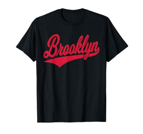 Brooklyn New York NY Varsity SCRIPT Maillot de sport classique T-Shirt