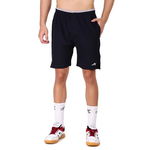 Image of VECTOR X Polyester Solid Sports Men Shorts for Running, Training, Fitness or Casual Use