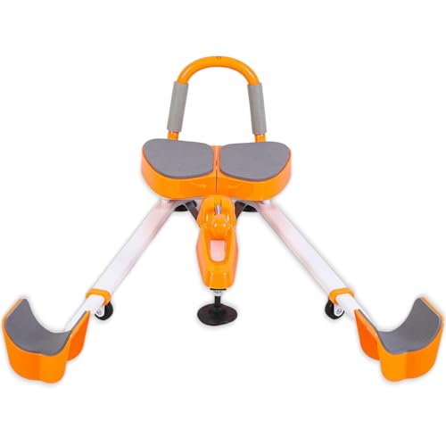 Split Machine for Flexibility Kids Adults, Leg Stretcher, Heavy Duty Steel Frame Leg Stretching Training Equipment, Portable Split Training for Home Yoga, Ballet, Dance, Martial Arts, Gym,Orange