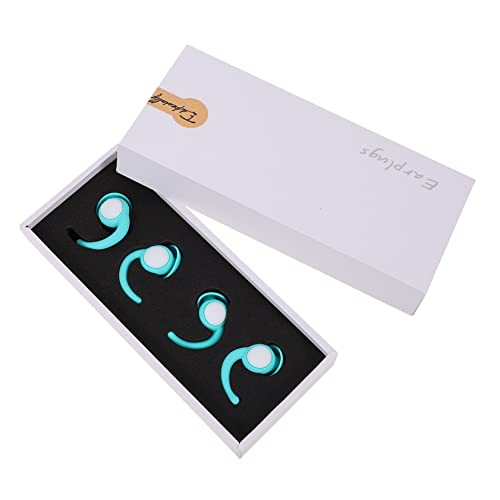 NOLITOY 2 Pares 1 Juego tapones para los oídos para dormir protector de orejas tapones para los oídos de cera tapones para estudiar earbuds tapones para los oídos antirronquidos Blue