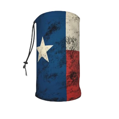 Texas Flag Distressed Winter Neck Warmer Gaiter Warm Windproof Face Scarf Cover Mask For Men Women