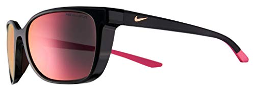 Nike CT7878-010 Sentiment M Sunglasses Black Frame Color, Grey with Blue Mirror Lens Tint