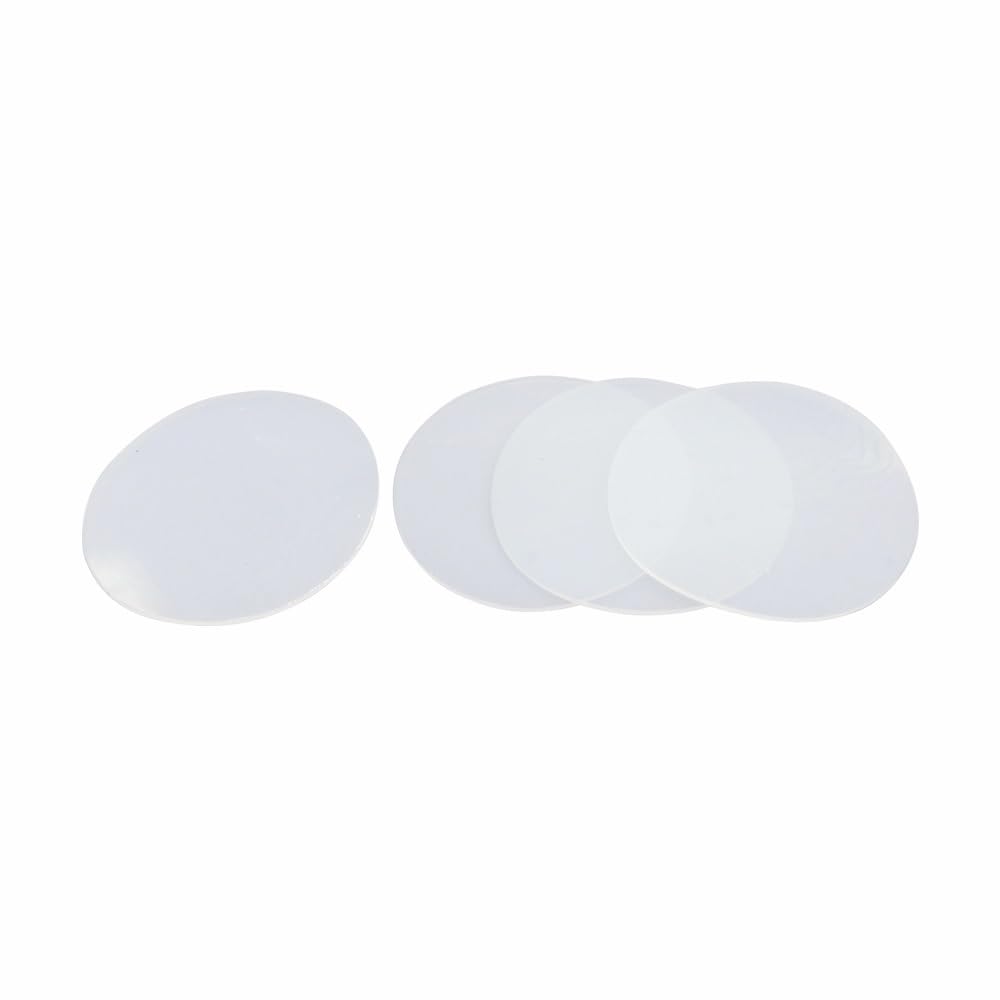 UZAMIRLEX Silicone Flat Washer, Flat Silicone Gasket White Multiple Sizes Pack of 5(15MM*5MM)
