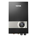 VEVOR Tankless Electric Water Heater, 27kW Instant Hot Water Heater Under Sink, On Demand for Bathroom, Kitchen, Office with LCD Touch Screen, Child Security Lock,Space-Saving, 240V Black
