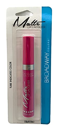 (1) .3 oz 9ml Broadway Colors Matte Lip Lacquer color 07 Grape Jello