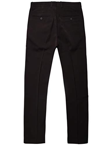 Match Men's Classic Straight-fit Wrinkle-Resistant Pleated Dress Pants M43