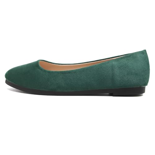 Image of Dear Time Women's Flats Comfortable Slip On Ballet Flats Soft Solid Casual Shoes