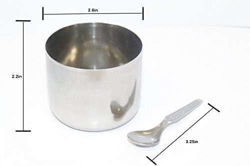 Tabakh Stainless Steel Masala Dabba/Spice Container Box With 7 Spoons - Clear Lid #TOP5