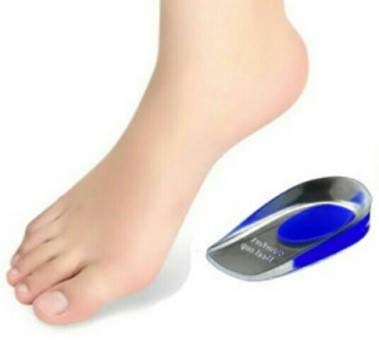 Sira Foot Care Silicone Gel Insoles Heel Cushion Soles Relieve Foots Pain Protectors (Large) Sira Foot Care Silicone Gel Insoles Heel Cushion Soles Relieve Foots Pain Protectors (Large)