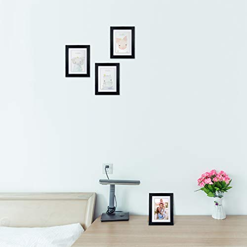 image for Giftgarden Picture Frames 4x6, Display 4x6 Pictures with Mat or 5x7 wi