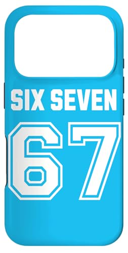 67 Six Seven Sport Design on Back. 6 7 Meme Men Women Kids X}zP[X iPhone 17 Pro p