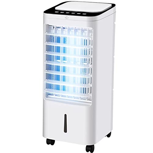 Aire acondicionado para RV, mini aire acondicionado, ventilador vertical doméstico, enfriador de aire, humidificador, aire acondicionado móvil refrigerado por agua con tanque de agua.