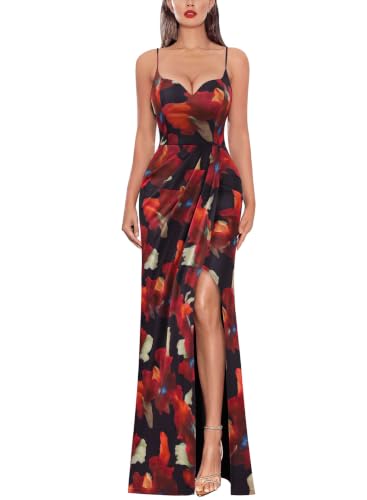 Image of VFSHOW Womens Sexy Spaghetti Strap Formal Prom Evening Gala Long Maxi Dress