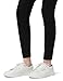 HUE Women's Ultra Soft Fleece Lined Denim Leggings, Black, Small