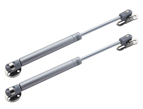 Brevlon, Gas Spring, 100N/22.5lb 10 Inch, Gas Strut, Gas Shocks, Soft Open Gas Springs, Toy Box Hinges, Lift Supports, Lid Stay, Lid Support, Pneumatic Support (2 Pcs)