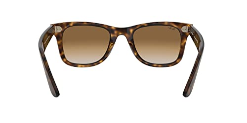 Ray-Ban Unisex Rb4340 Wayfarer Ease Square Sunglasses, Light Havana/Clear Gradient Brown, 50 mm - image 6