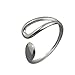 New 2026 Water Drop Hollow Stainless Steel Gold Plated 18K Bracelet, High Waterproof Silver Jewelry, Gift for Couples Jewelry Fashion Accessories Creative