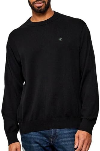 Calvin Klein Cotton Crewnk SWEA Schwarz M EU – Ansicht 5