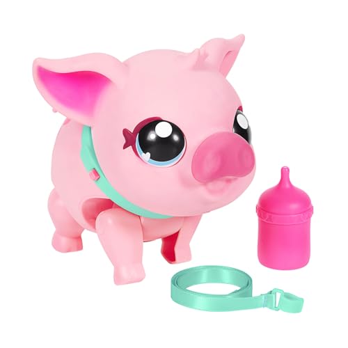Little Live Pets My Walking Pig cerdita interactiva, Suave y Alegre Que Camina,...