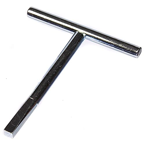 T Bar Key Square Tapered End 6.5mm x 6.5mm Silver Pin Tumbler Lock Key Unlock