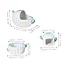 UPKOCH 3pcs Hamster Hut - Hideaway House Bathtub Box Sand Bath Container Bathing Bowl Toilet for Dwarf Hamster Mice Gerbils